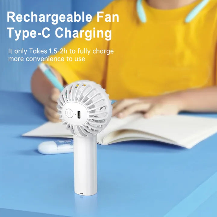 Mini Fan Rechargeable Portable Fan