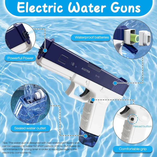Electric Water Toy - High-Capacity, Powerful Water Sprayer for Ultimate Fun