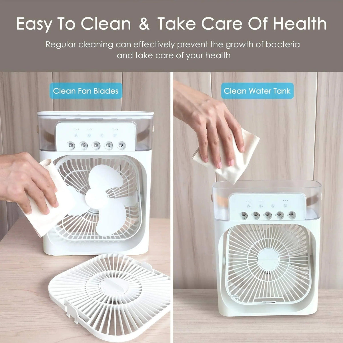COOLERMST PORTABLE 4-IN-1 MINI AIR COOLER FAN (LAST 50PCS)