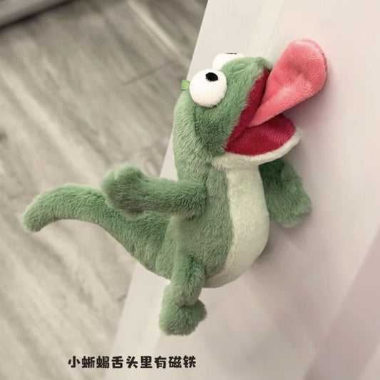 Magnetic Tongue Lizard Plush – Funny Sticky Buddy That Grabs Anything