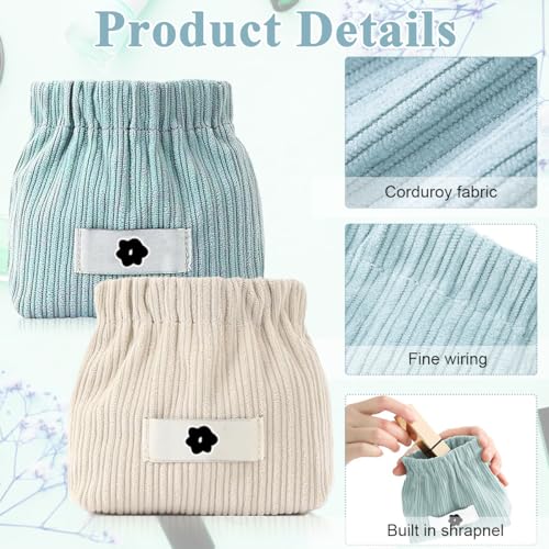 Elastic Corduroy Storage Bag