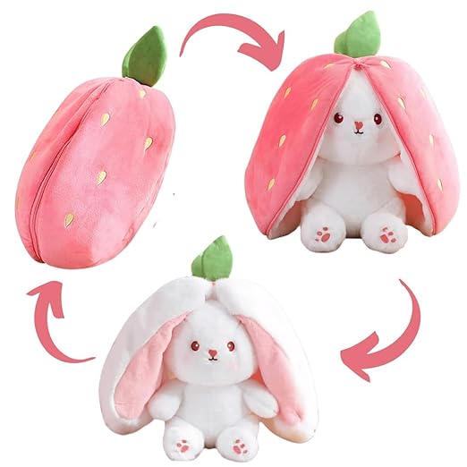 Cute Fox Wrist plush| BUNNY RABBIT| Bamboo-tube Panda Set of 3