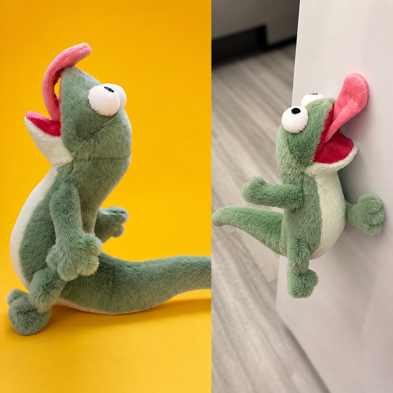 Magnetic Tongue Lizard Plush – Funny Sticky Buddy That Grabs Anything