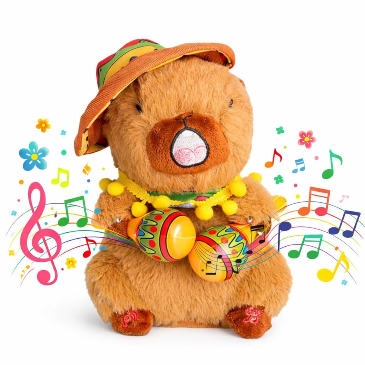 Musical Singing and Dancing Capybara Plushies (20 cm)