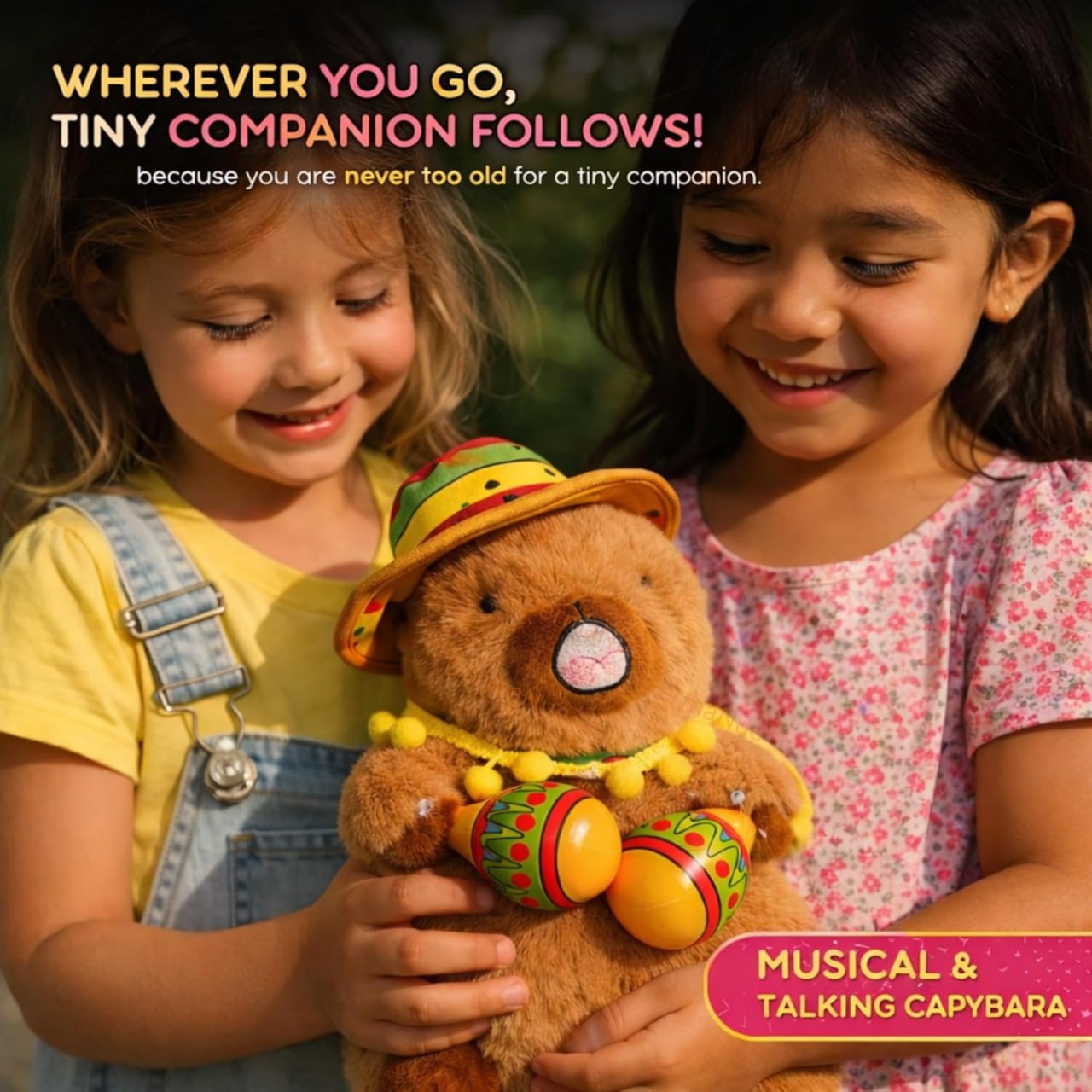 Musical Singing and Dancing Capybara Plushies (20 cm)