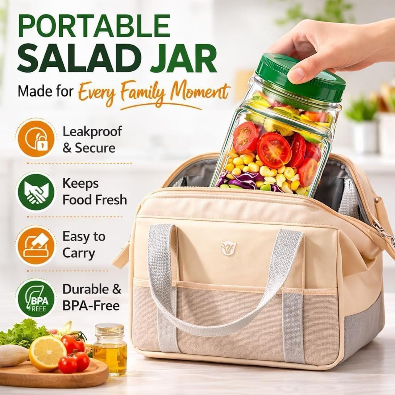 FreshPod™ Leakproof Lunch Box Jar