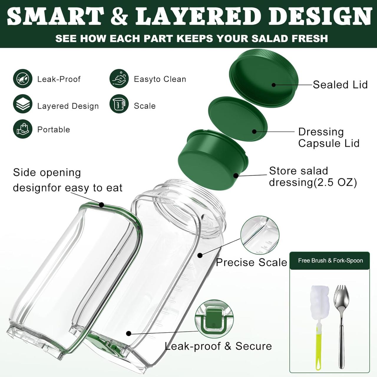 FreshPod™ Leakproof Lunch Box Jar