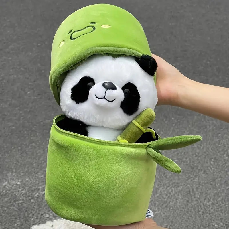 Bamboo-tube Panda Doll Comfortable Plush