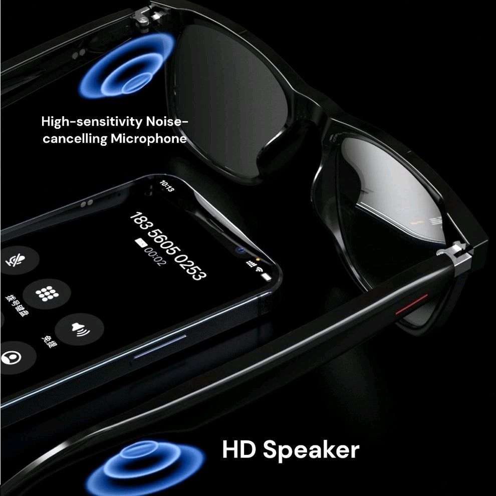 Smart Bluetooth Sunglasses – Open-Ear Audio & Hands-Free Calling