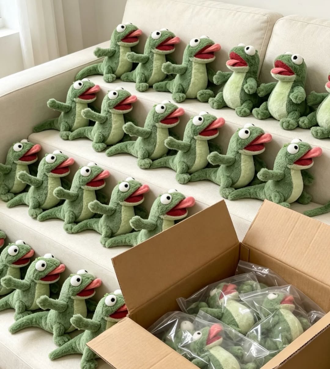 Magnetic Tongue Lizard Plush – Funny Sticky Buddy That Grabs Anything